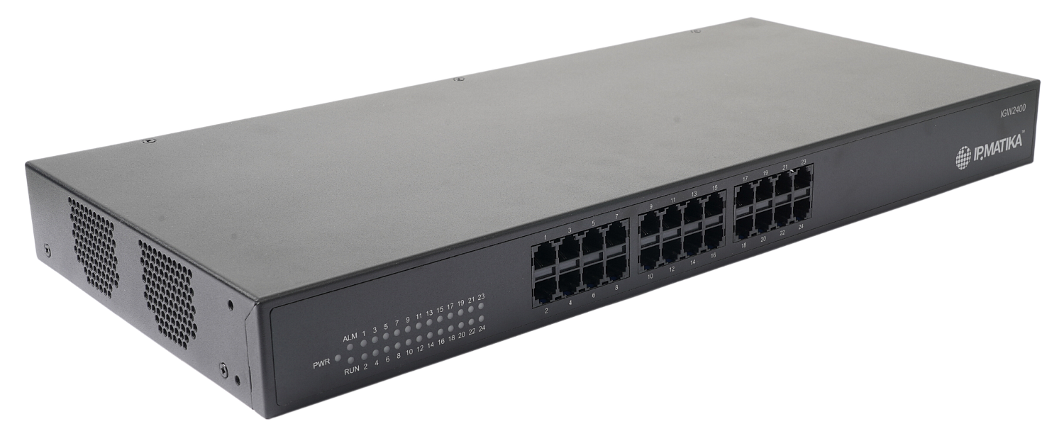 IPmatika IGW2400, VoIP-шлюз на 24 порта FXS